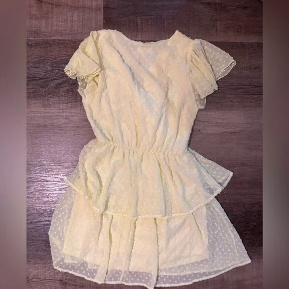 Altar'd State Light Yellow Dress - Picture 2 of 3